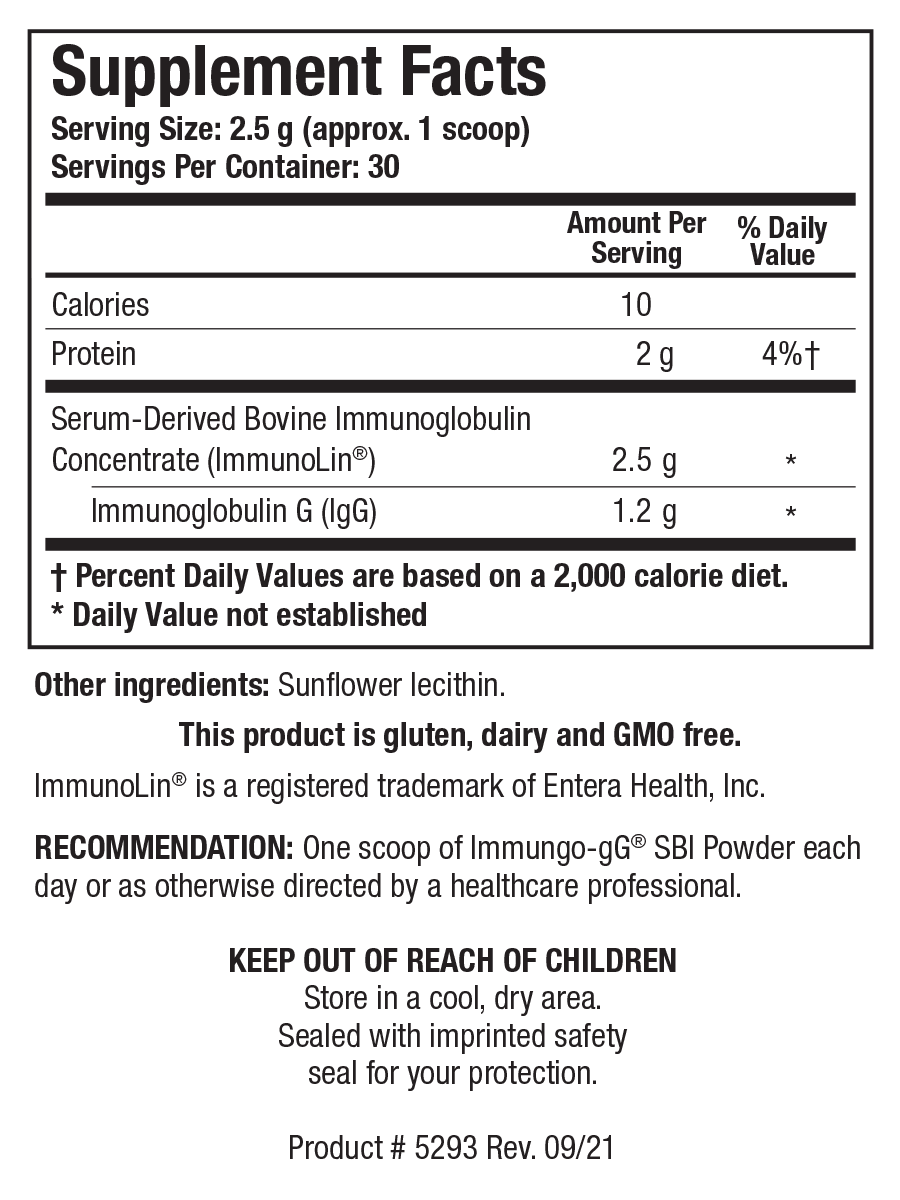 Immuno-gG® SBI Powder