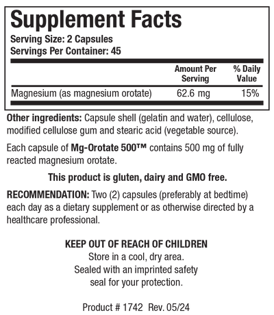 Mg-Orotate 500™