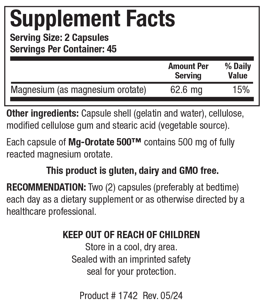 Mg-Orotate 500™