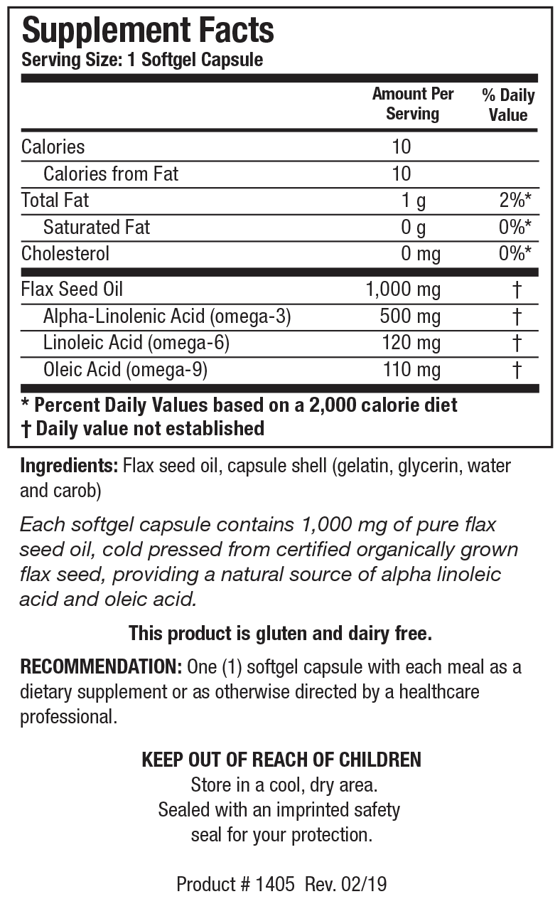 Flax Seed Oil