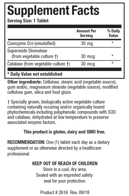 CoQ-Zyme 30™ – Biotics Research