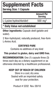 L-Lysine HCl (Amino Acid)