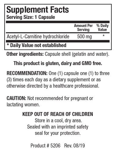 Acetyl-L-Carnitine | Biotics Research Acetyl-L-Carnitine | Biotics Research