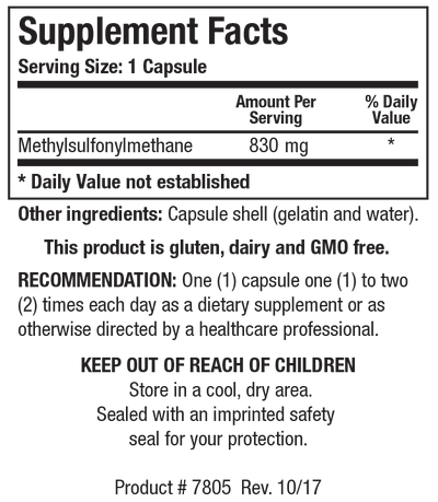Empty Bio Msm MSM | Biotics Research